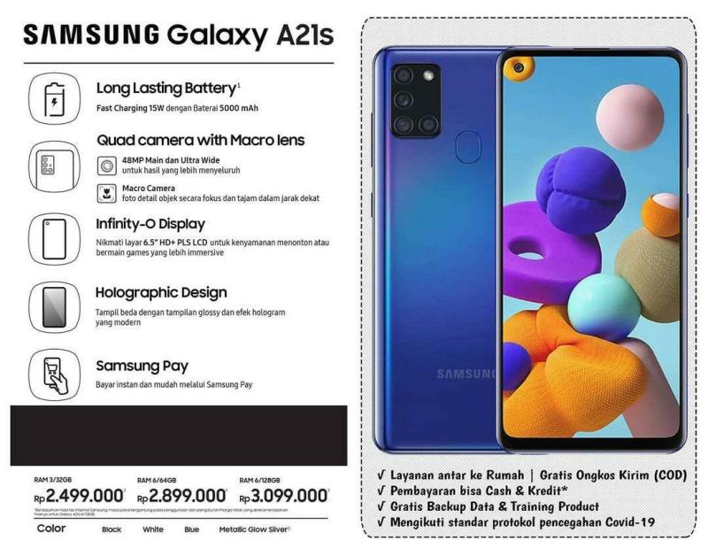 √ Harga Samsung Dan Spesifikasi A21s - Rajasamsung.com